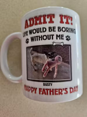 Life Would Be Boring Without Me - Dog Personalized Custom 3D Inflated Effect Printed Mug - Father's Day, Gift For Pet Owners, Pet Lovers photo review